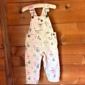 OshKosh B’gosh Baby Overalls 100% Cotton Hot Air Balloon Print 12 Months